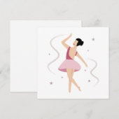Bailarina de ballet 招待状 (正面/裏面)