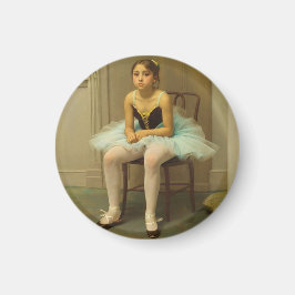 Bailarina descansando despues de la clase de baile マグネット