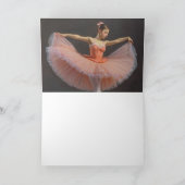 Bailarina desplegando su tutu サンキューカード (内部)