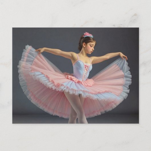 Bailarina desplegando su tutu  ポストカード (正面)