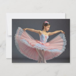 Bailarina desplegando su tutu  ポストカード