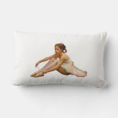 Bailarinas arreglando sus zapatillas ランバークッション (裏面)