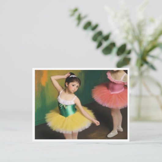 Bailarinas con colores vivos ポストカード (スタンド正面)