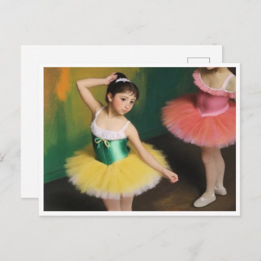 Bailarinas con colores vivos ポストカード (正面/裏面)