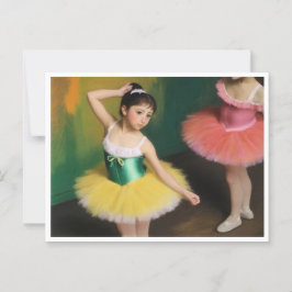 Bailarinas con colores vivos ポストカード
