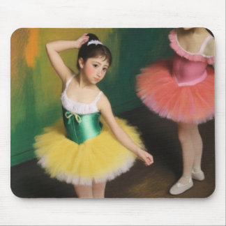 Bailarinas con preciosos colores vivos マウスパッド