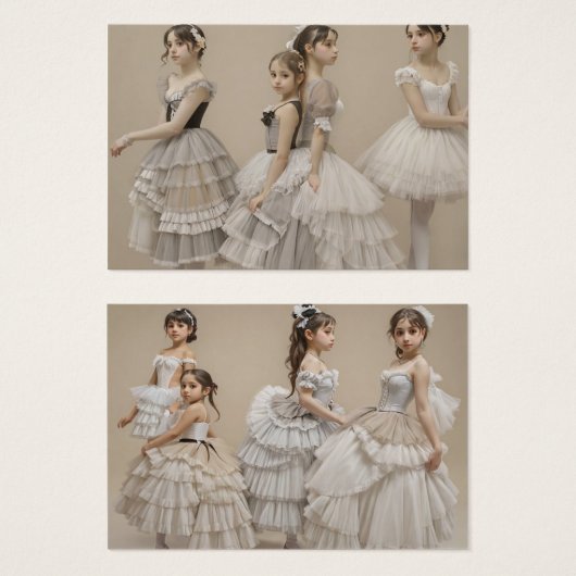 Bailarinas con trajes románticos (正面&裏面)