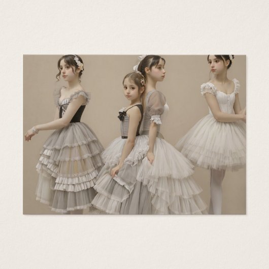 Bailarinas con trajes románticos (正面)