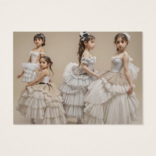 Bailarinas con trajes románticos (裏面)