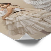  Bailarinas con trajes románticos ポスター (角)