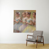 Bailarinas en el estilo de Degas en tonos suaves タペストリー (インサイチュ)