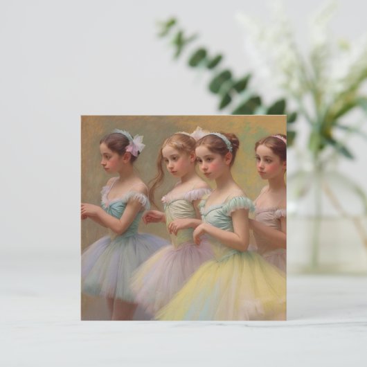Bailarinas en el estilo de Degas Tarjeta (スタンド正面)