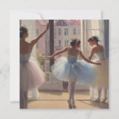 Bailarinas en el estilo de Degas Tarjeta (裏面)
