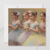 Bailarinas en el estilo de Degas Tarjeta (正面)
