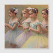 Bailarinas en el estilo de Degas Tarjeta magnética (正面)