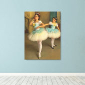 Bailarinas en el estilo romántico キャンバスプリント (インサイチュ (ウッドフロア))