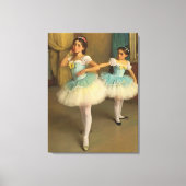 Bailarinas en el estilo romántico キャンバスプリント (正面)