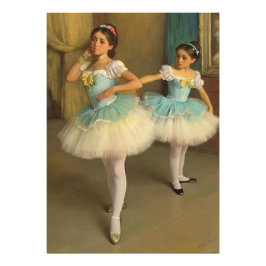 Bailarinas en el estilo romántico フォトプリント           