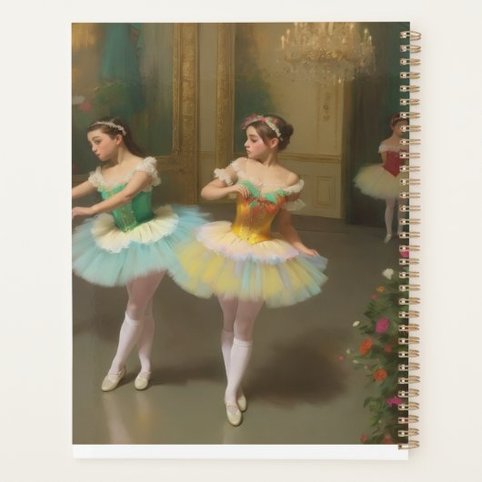 Bailarinas en el estilo romántico プランナー手帳 (裏面)