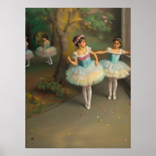 Bailarinas en el estilo romántico Poster ポスター (正面)