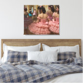 Bailarinas en una gran sala de estilo rocóco キャンバスプリント (インサイチュ (寝室))