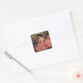 Bailarinas en una gran sala de estilo rocóco スクエアシール (封筒)