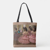 Bailarinas en una gran sala de estilo rocóco トートバッグ (裏面)