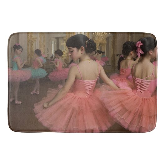 Bailarinas en una gran sala de estilo rocóco バスマット (正面)