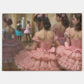 Bailarinas en una gran sala de estilo rocóco マグネット (正面)