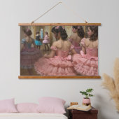 Bailarinas en una gran sala de estilo rocóco 吊り下げ型タペストリー (寝室)