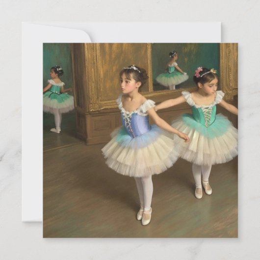 Bailarinas esperando para actuar (裏面)