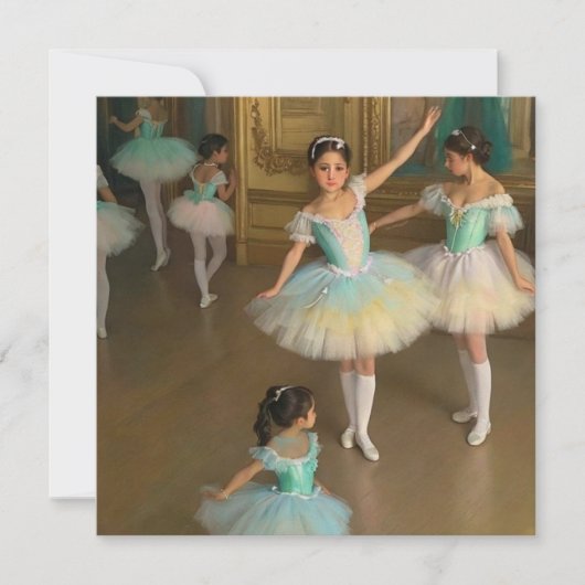 Bailarinas esperando para actuar (正面)