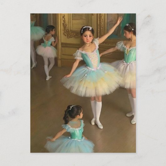 Bailarinas esperando para actuar ポストカード (正面)