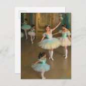 Bailarinas esperando para actuar 案内ポストカード (正面/裏面)