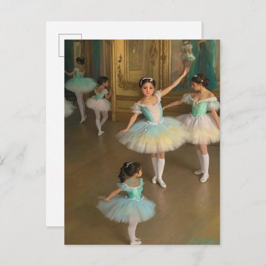 Bailarinas esperando para actuar 案内ポストカード (正面/裏面)