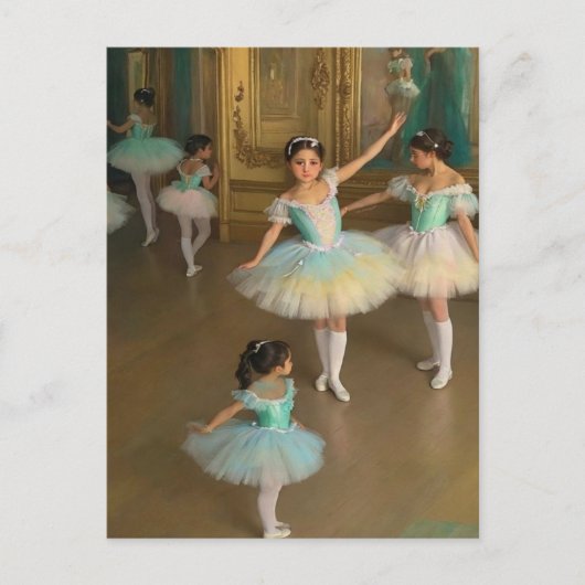 Bailarinas esperando para actuar 案内ポストカード (正面)