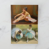 Bailarinas inspiradas por Degas サンキューカード (内部)