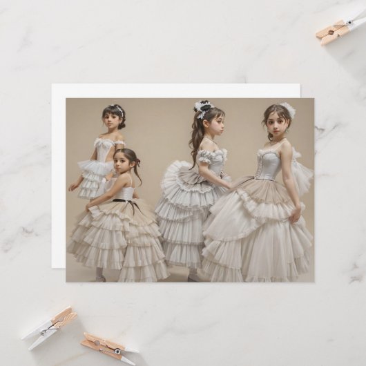 Bailarinas románticas カード (正面/裏面インサイチュ)