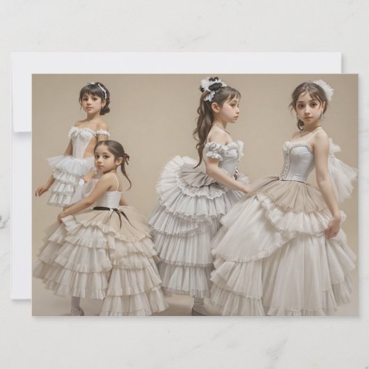 Bailarinas románticas カード (正面)