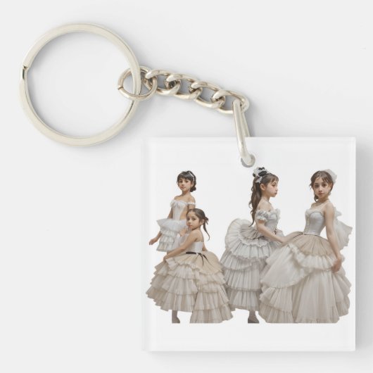 Bailarinas románticas キーホルダー (正面)