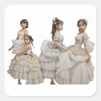 Bailarinas románticas スクエアシール