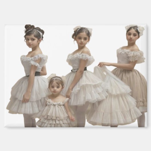 Bailarinas románticas マグネット (正面)