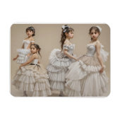 Bailarinas románticas マグネット (横)