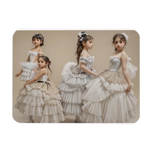 Bailarinas románticas マグネット (横)