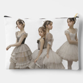 Bailarinas románticas bolsa de maquillage アクセサリーポーチ