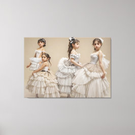 Bailarinas románticas lienzo キャンバスプリント