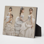 Bailarinas románticas Placa con atril フォトプラーク (側面)