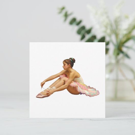 Bailarinas sentadas Tarjeta plana (スタンド正面)