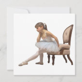 Bailarinas sentadas Tarjeta plana (裏面)