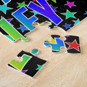 "BAILEY"名、おもしろい"ハッピーバースデー" ジグソーパズル (側面)